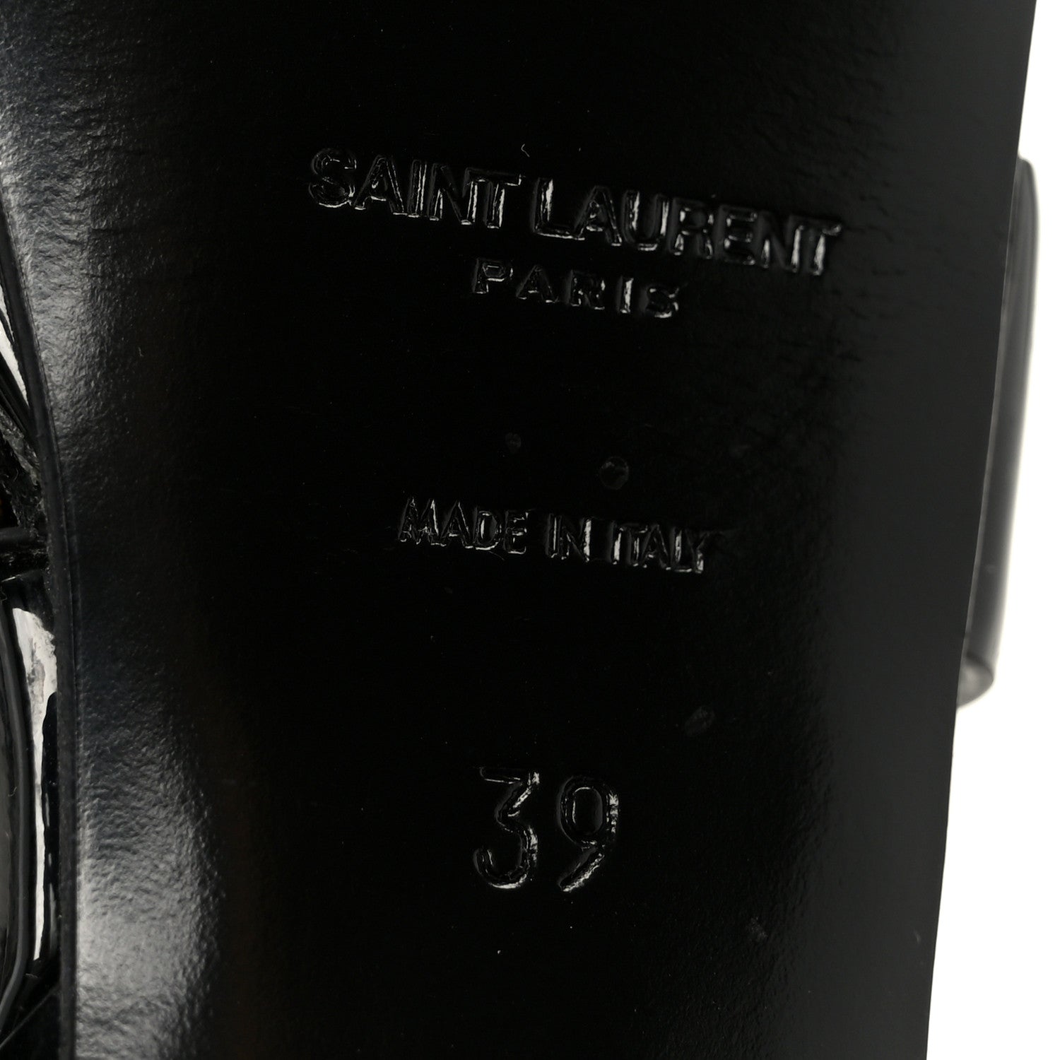 Patent Tribute 75 Platform Sandals 39 Black