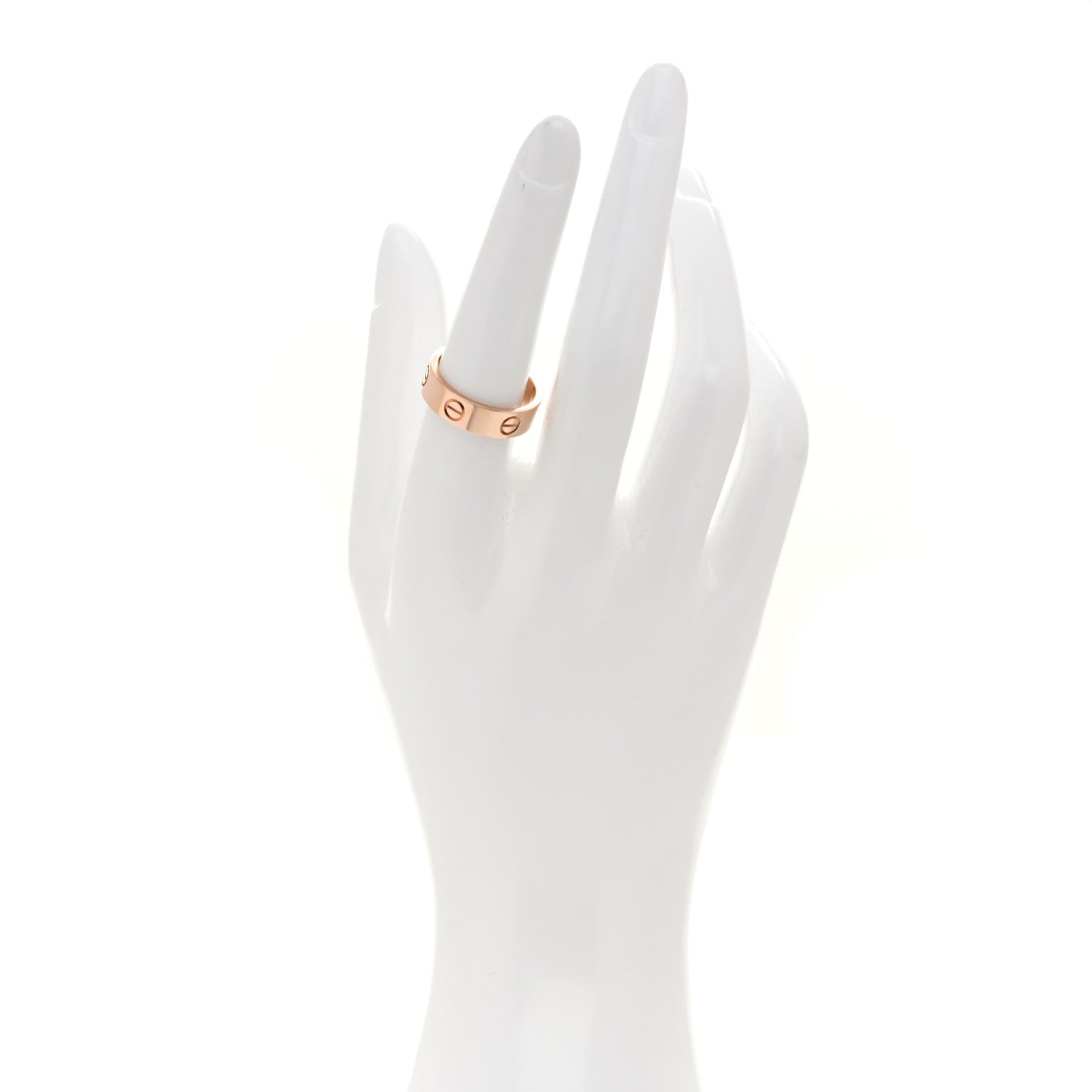 18K Pink Gold 5.5mm LOVE Ring 55 7.25