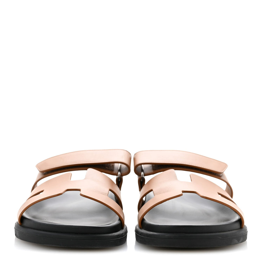 Calfskin Womens Chypre Sandals 37 Naturel