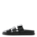 Calfskin Womens Chypre Sandals 35.5 Black