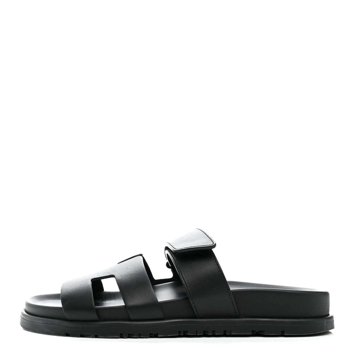 Calfskin Womens Chypre Sandals 35.5 Black