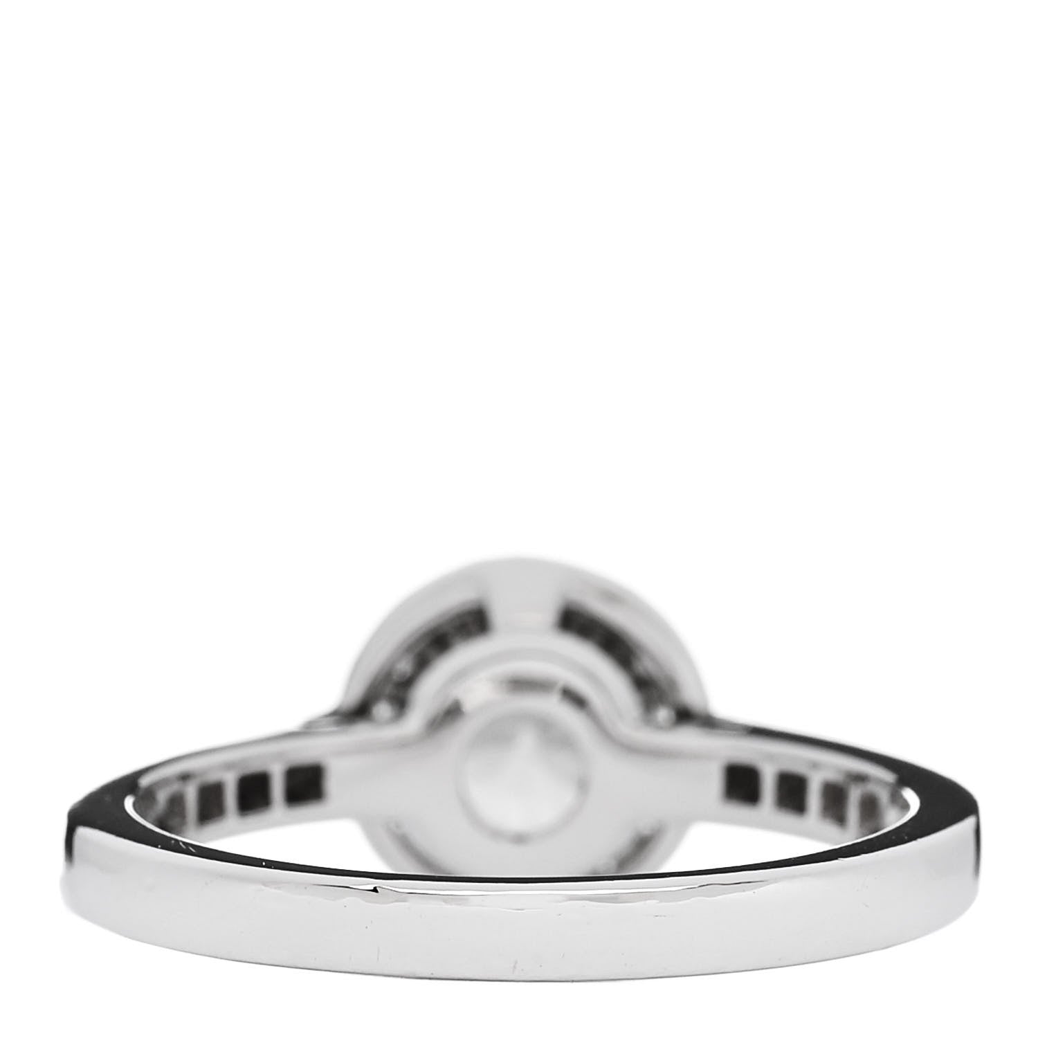 Platinum Diamond .78ct Soleste Round Brilliant Engagement Ring 52 6