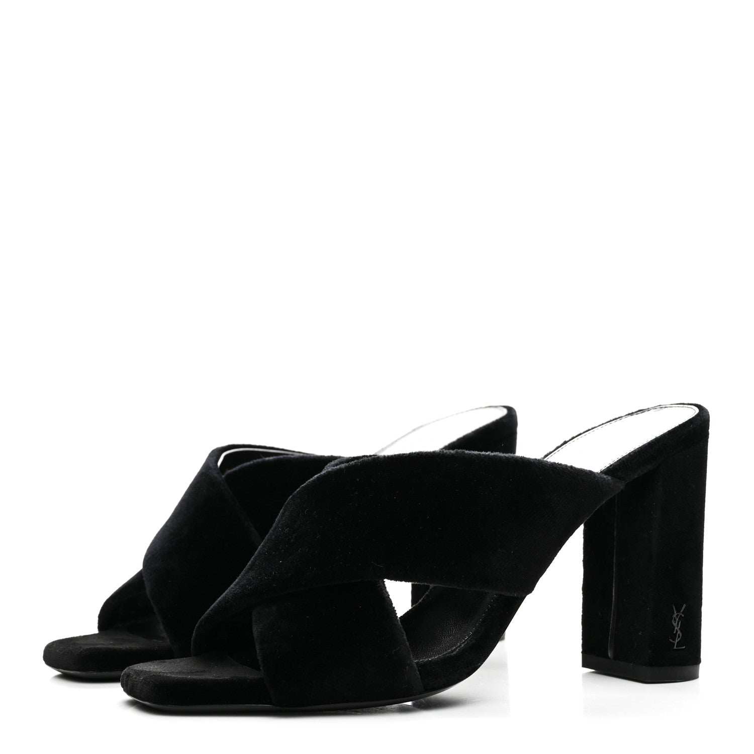 Velvet LouLou Mules 36 Black