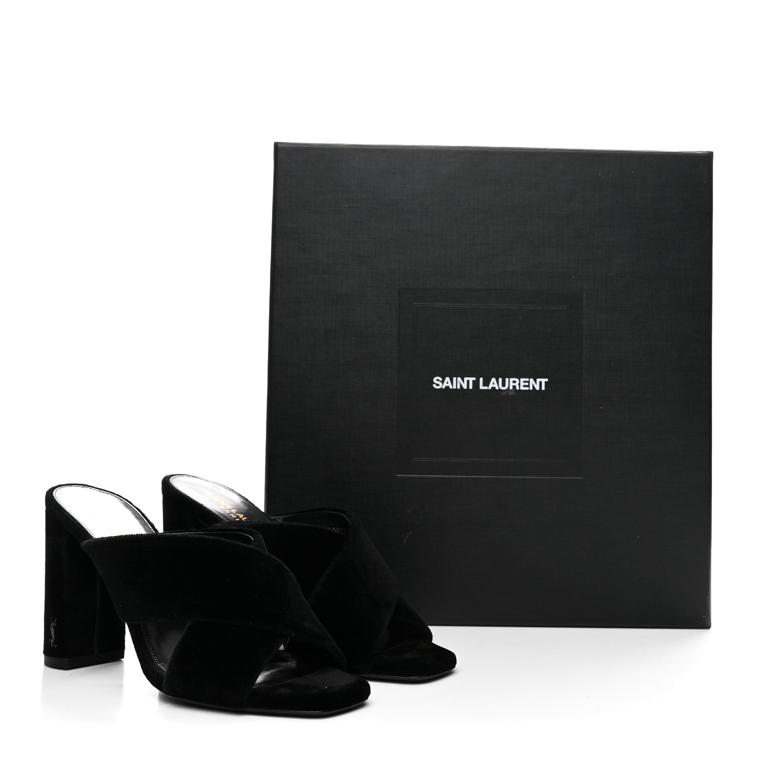 Velvet LouLou Mules 36 Black
