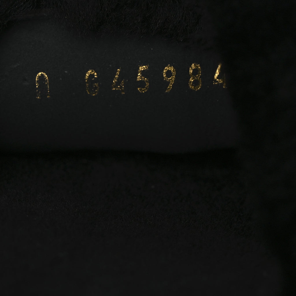 Shearling CC Flat Mules 40 Black