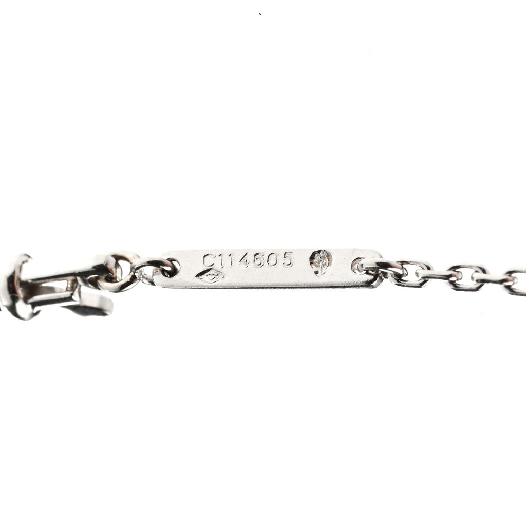 18K White Gold Diamond .25ct 1895 Pendant Necklace