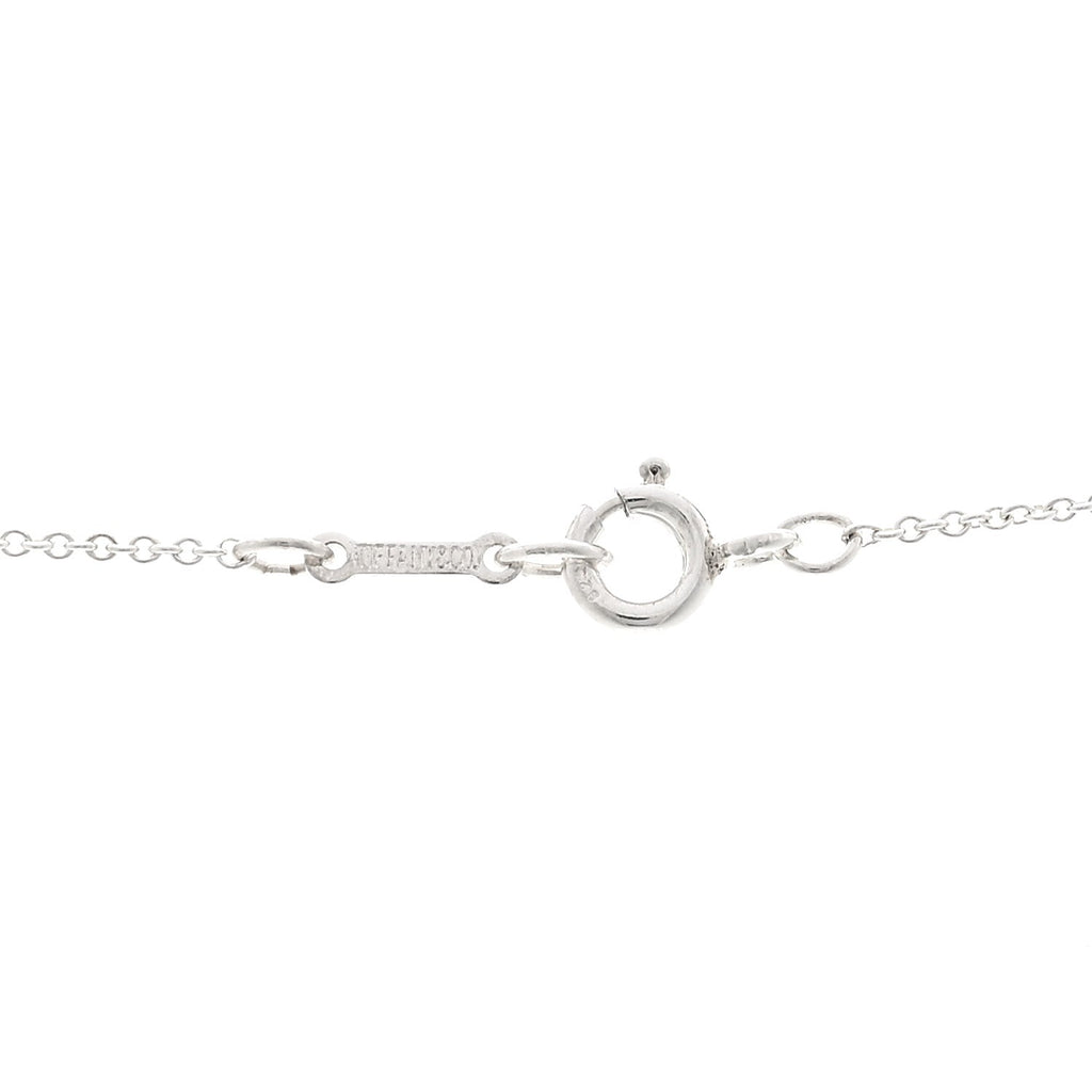 Sterling Silver 11mm Elsa Peretti Bean Pendant Necklace