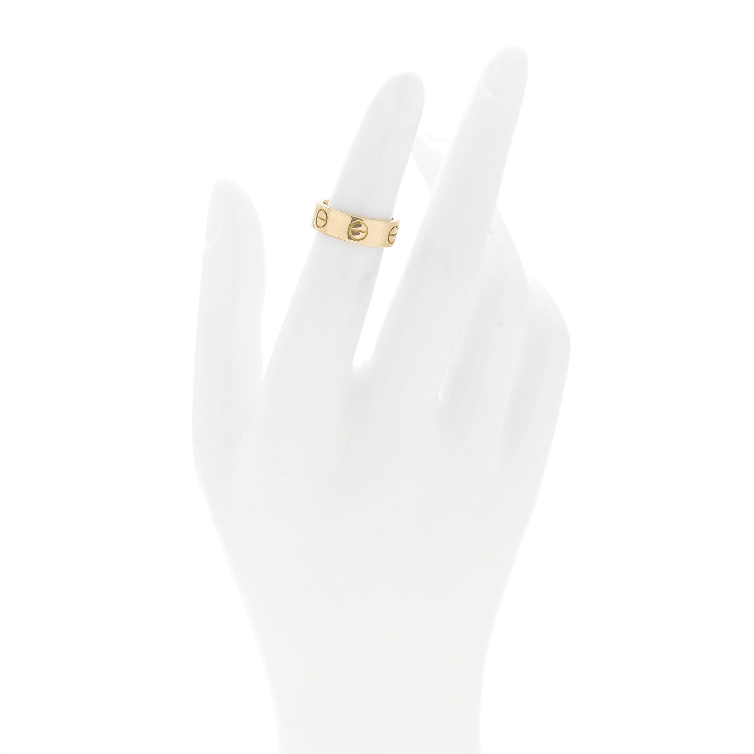 18K Yellow Gold 5.5mm LOVE Ring 46 3.75