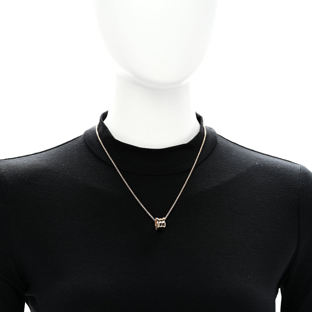 18K Rose Gold B.Zero1 Pendant Necklace