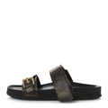 Monogram Bom Dia Mule Sandals 39 Black