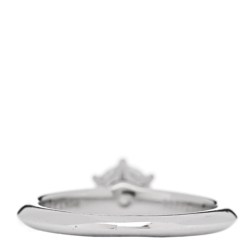 Platinum Diamond .46ct Solitaire Engagement Ring 46 3.75