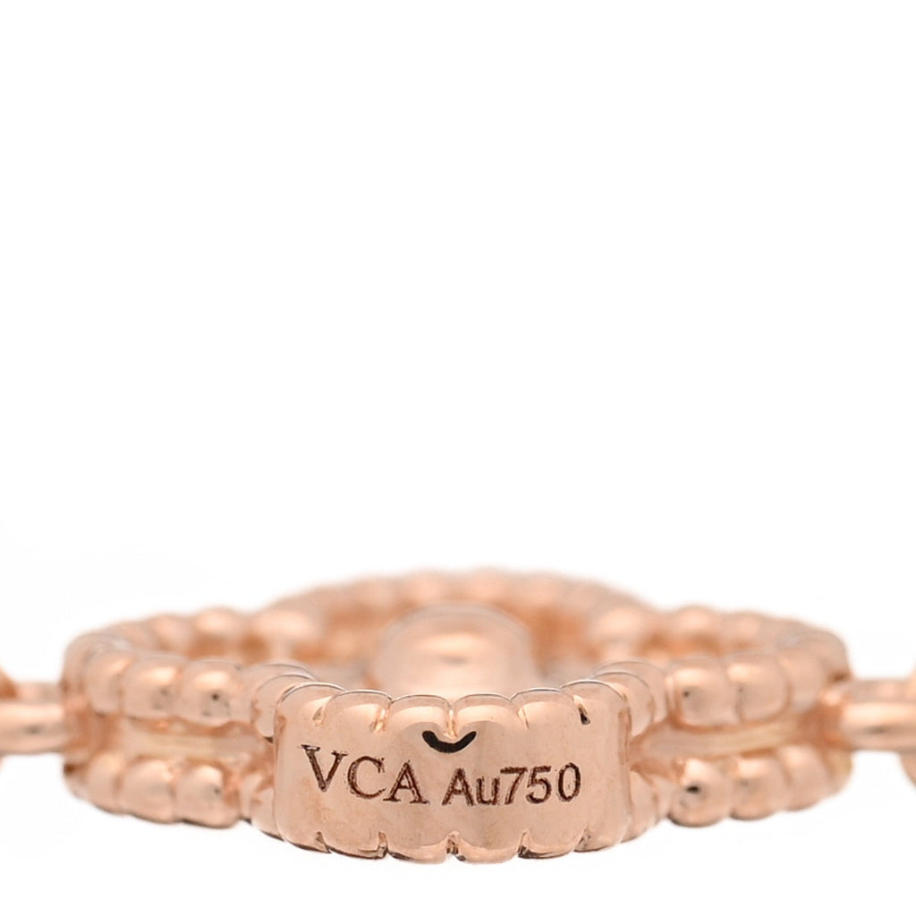 18K Rose Gold 6 Motifs Sweet Alhambra Bracelet