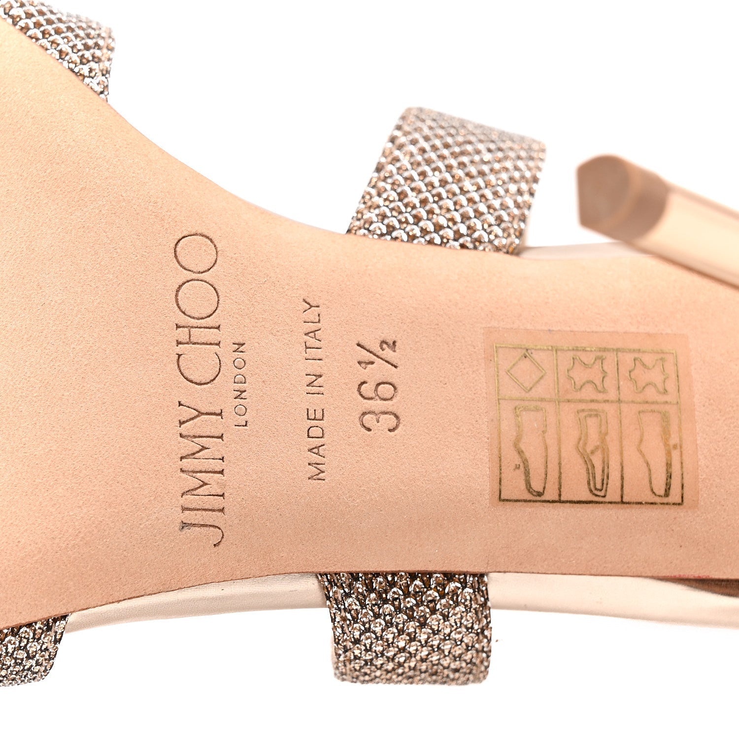 Lame Glitter Lottie Sandal 36.5 Macaroon