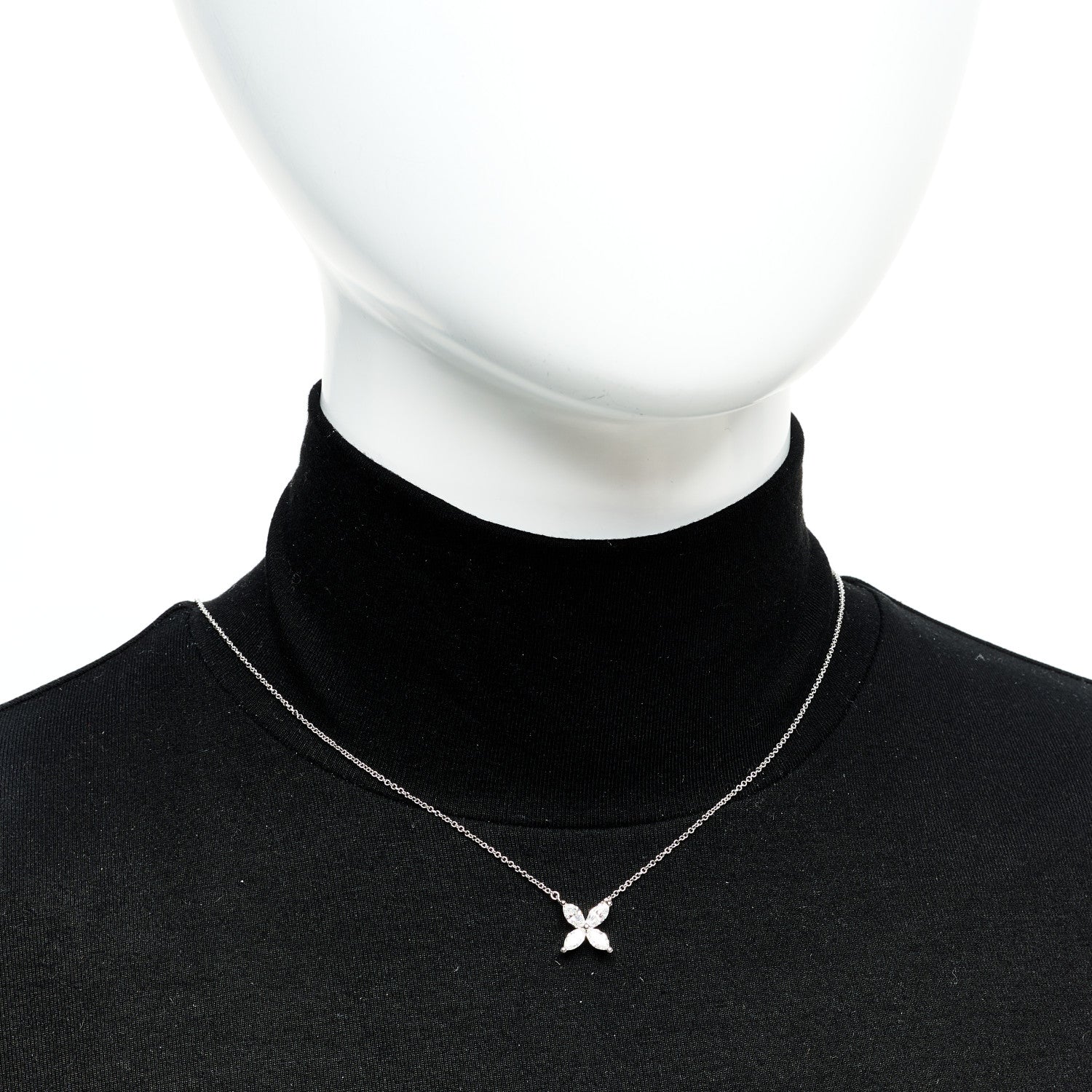 Platinum Diamond Large Victoria Necklace