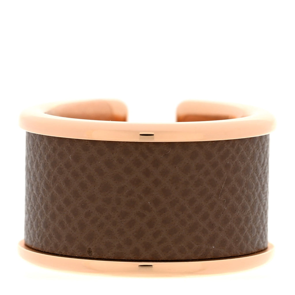Madame Calfskin Large Olympe Ring S Etoupe