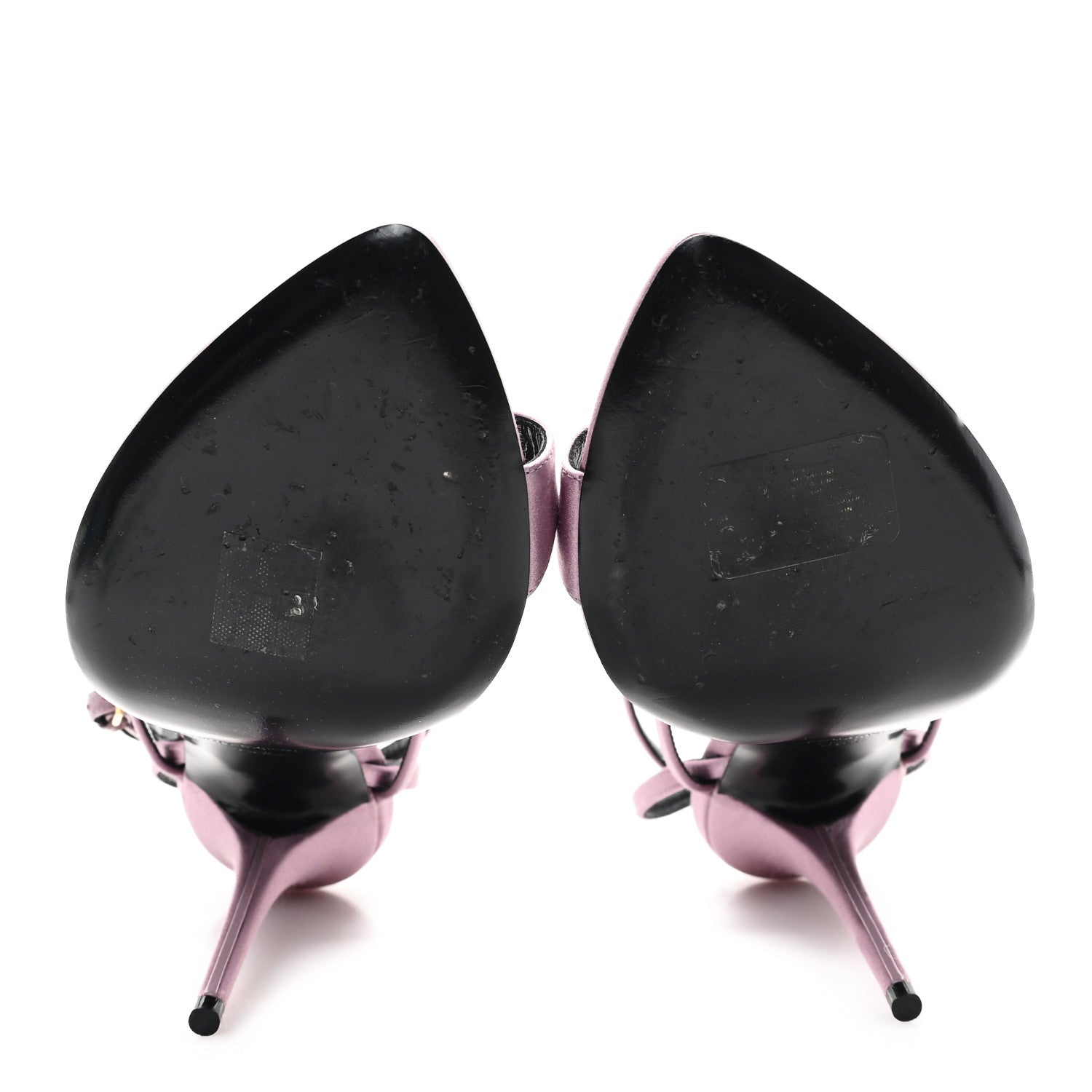 Crepe Satin Dive 110 Mule Sandals 38.5 Ancient Pink