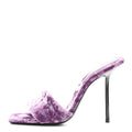 Velvet Baliqua 105 Mule Sandals 36 Malva