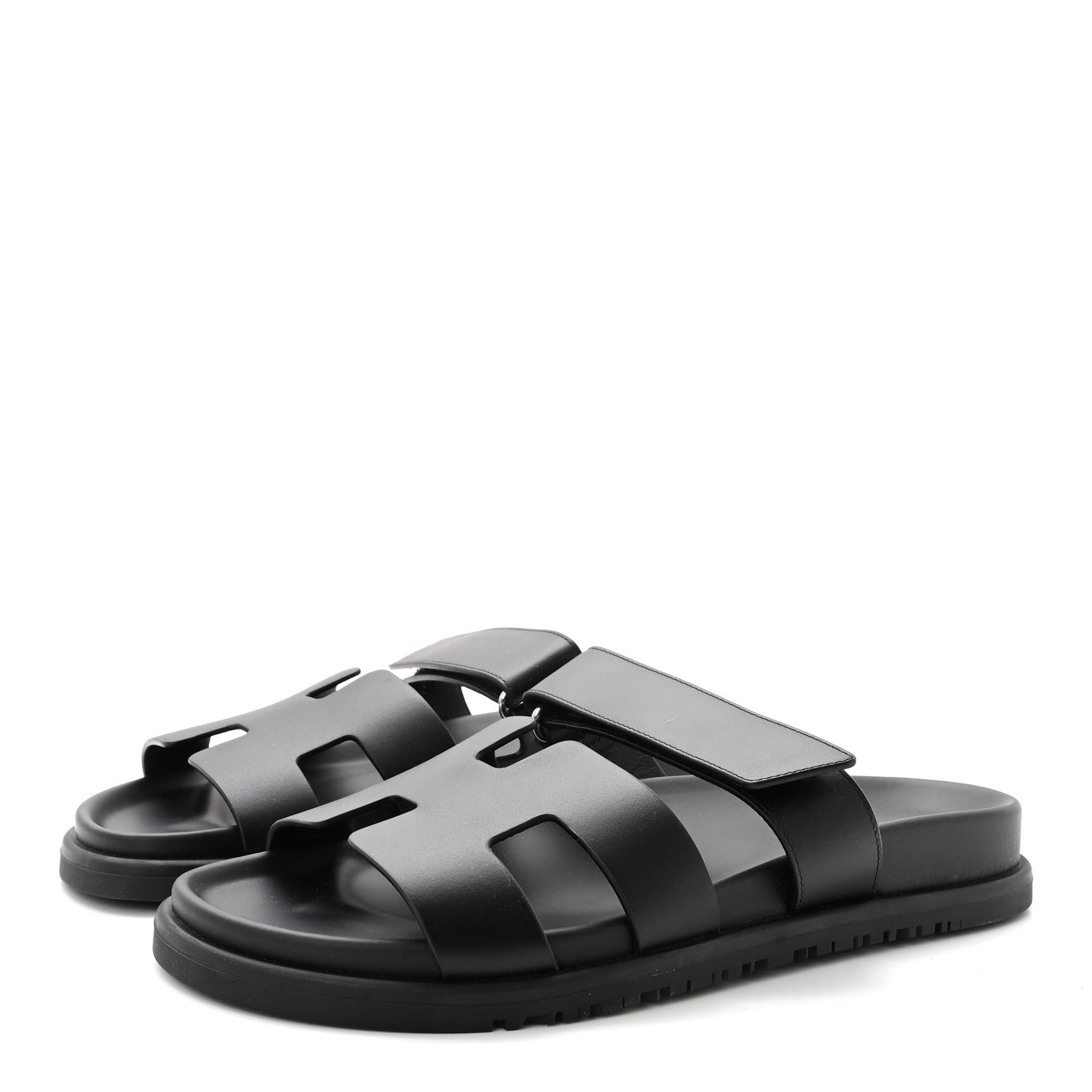 Calfskin Womens Chypre Sandals 39 Black