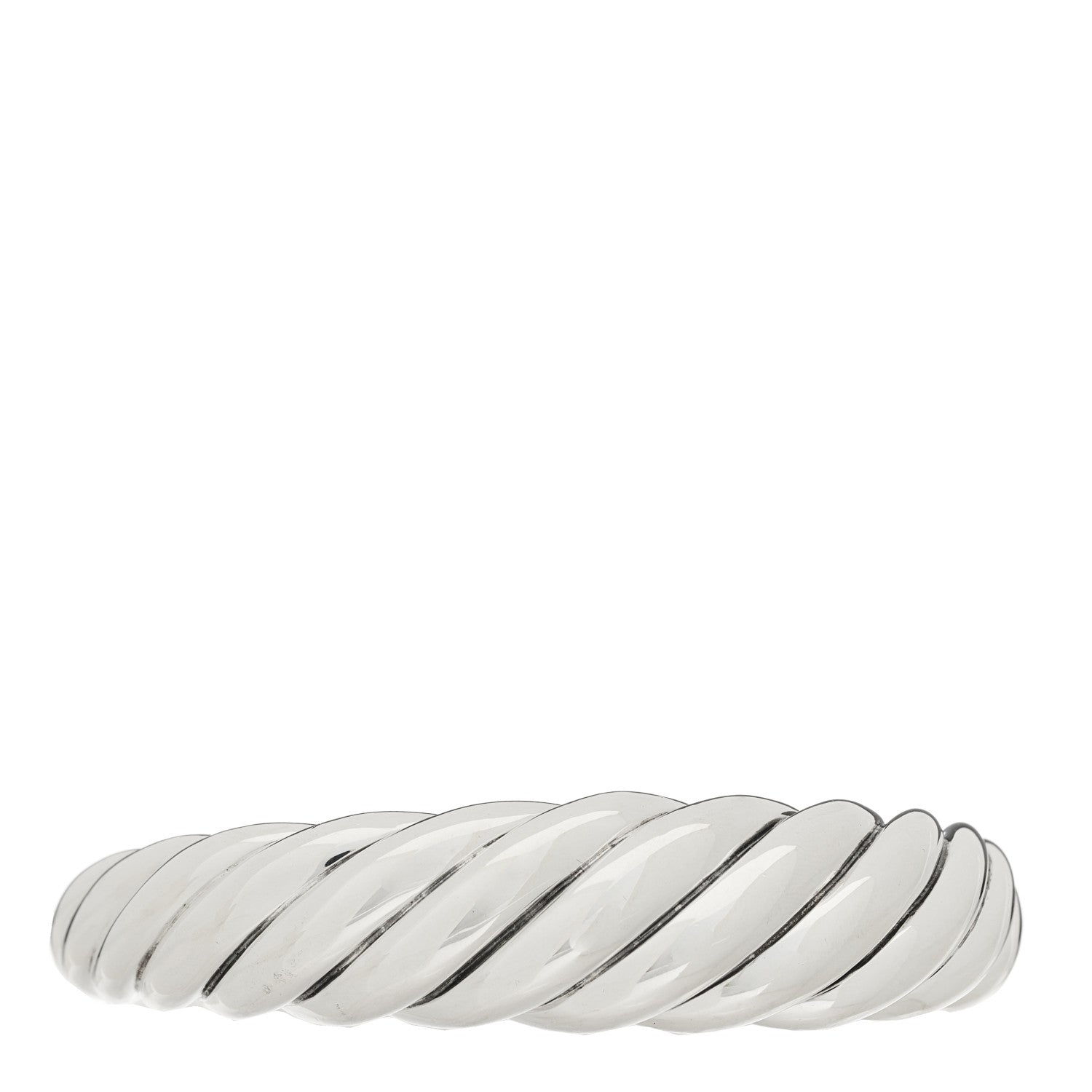 Sterling Silver 17mm Pure Form Cable Bracelet