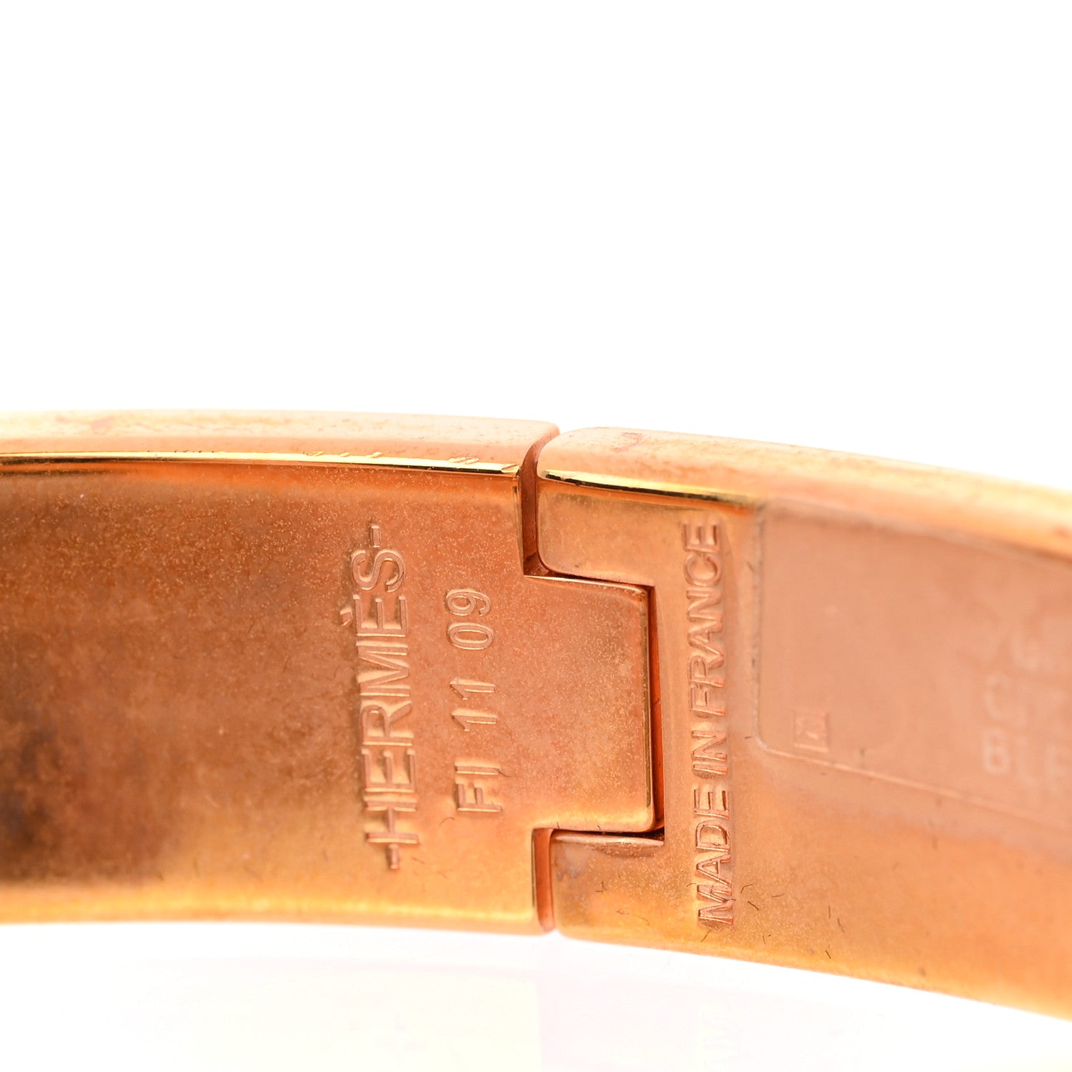 Enamel Narrow Clic Clac H Bracelet PM Bleu Abysse