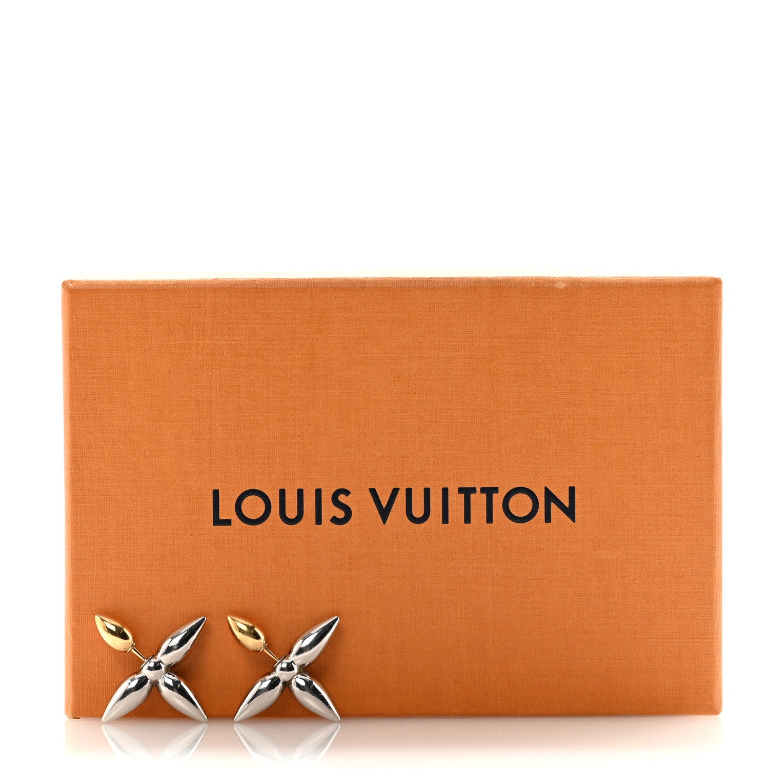 Metal Louisette Earrings Silver Gold
