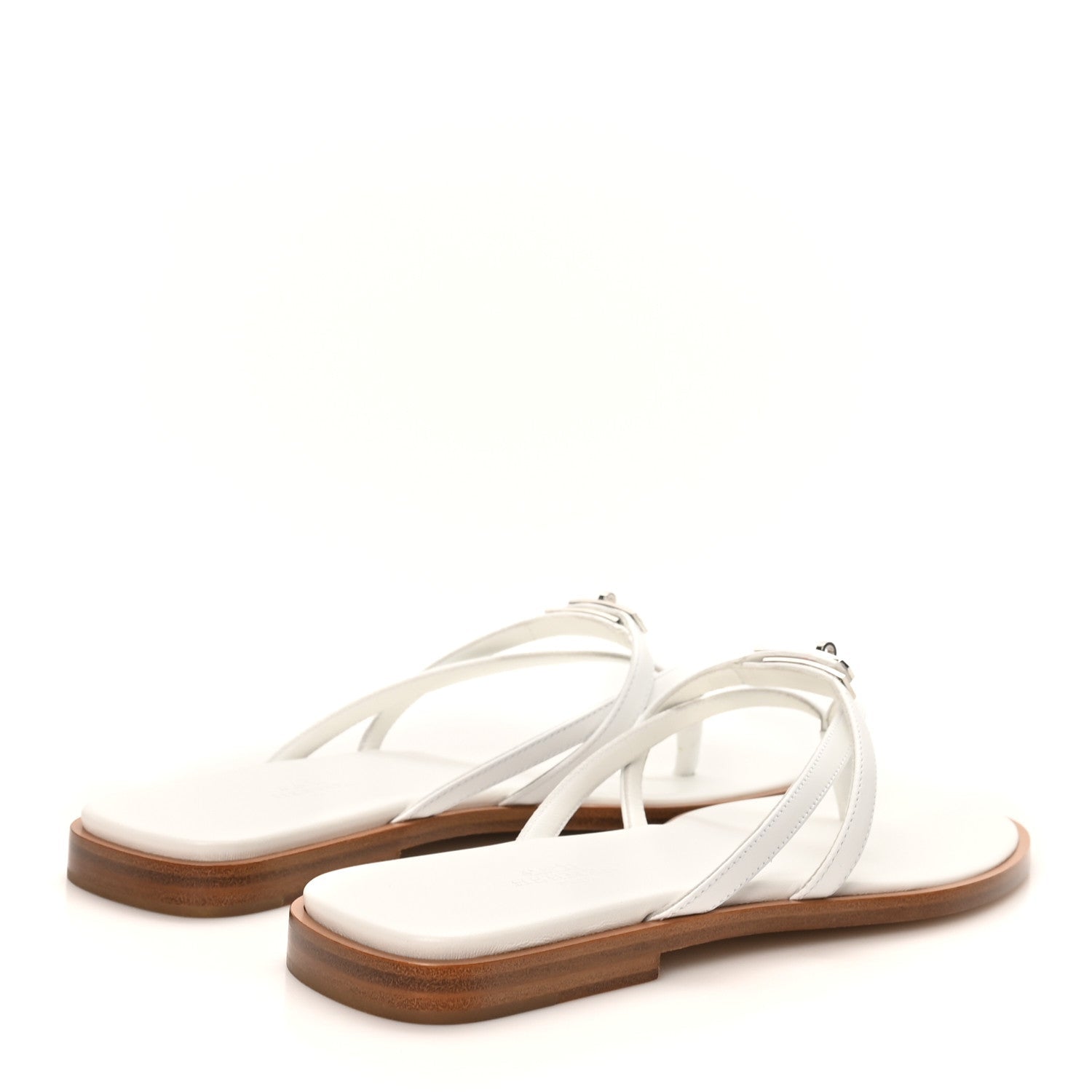 Calfskin Miss Sandals 36 White