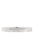 18K White Gold Cartouche Mini Band Ring 63 10.25