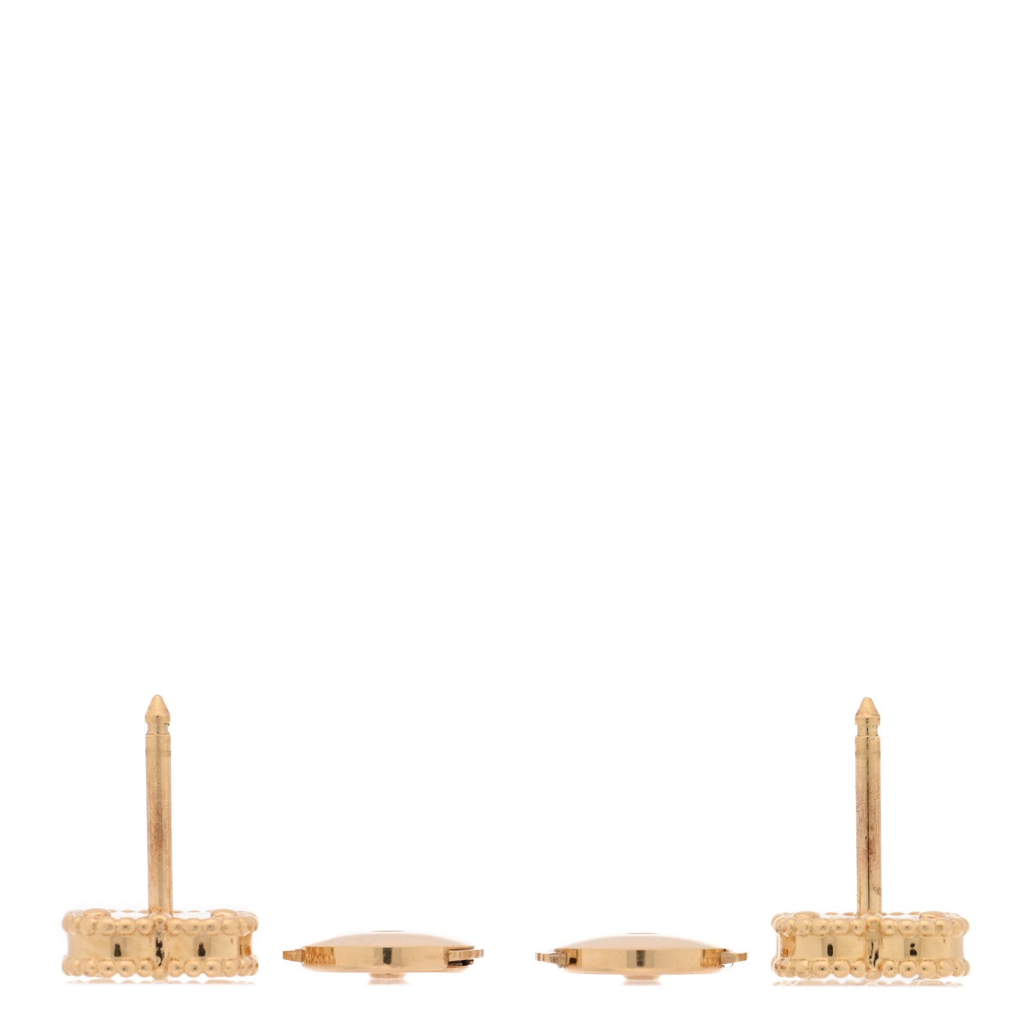 18K Yellow Gold Mother of Pearl Sweet Alhambra Earrings