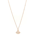 18K Rose Gold Diamond Mother of Pearl Small Divas' Dream Pendant Necklace