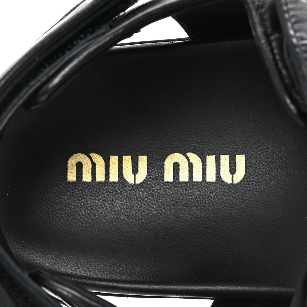 Nappa Matelasse Sporty Sandals 39 Black