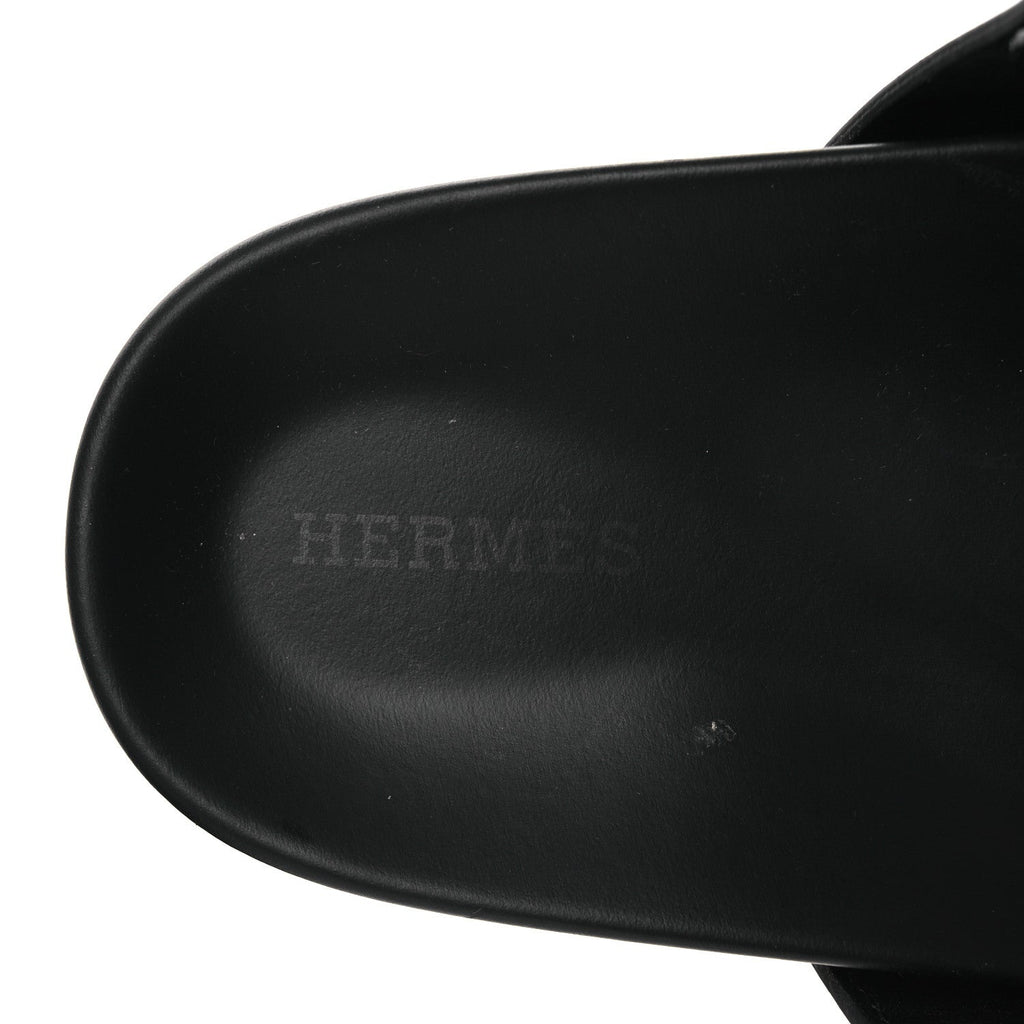 Calfskin Womens Chypre Sandals 37 Black