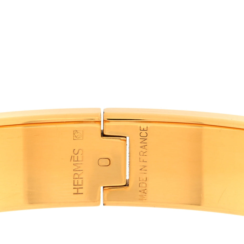 Enamel Narrow Clic Clac H Bracelet PM Orange