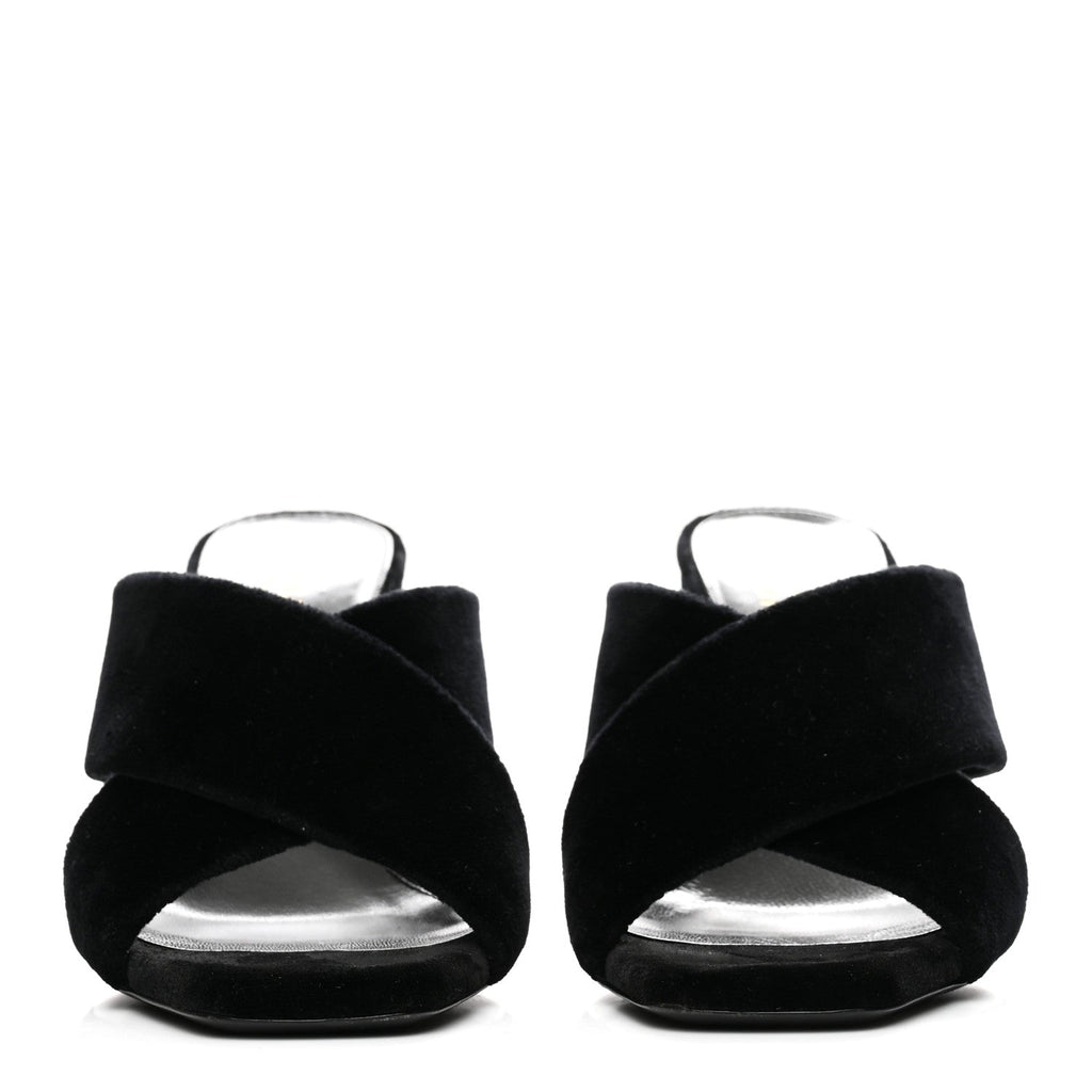 Velvet LouLou Mules 36 Black