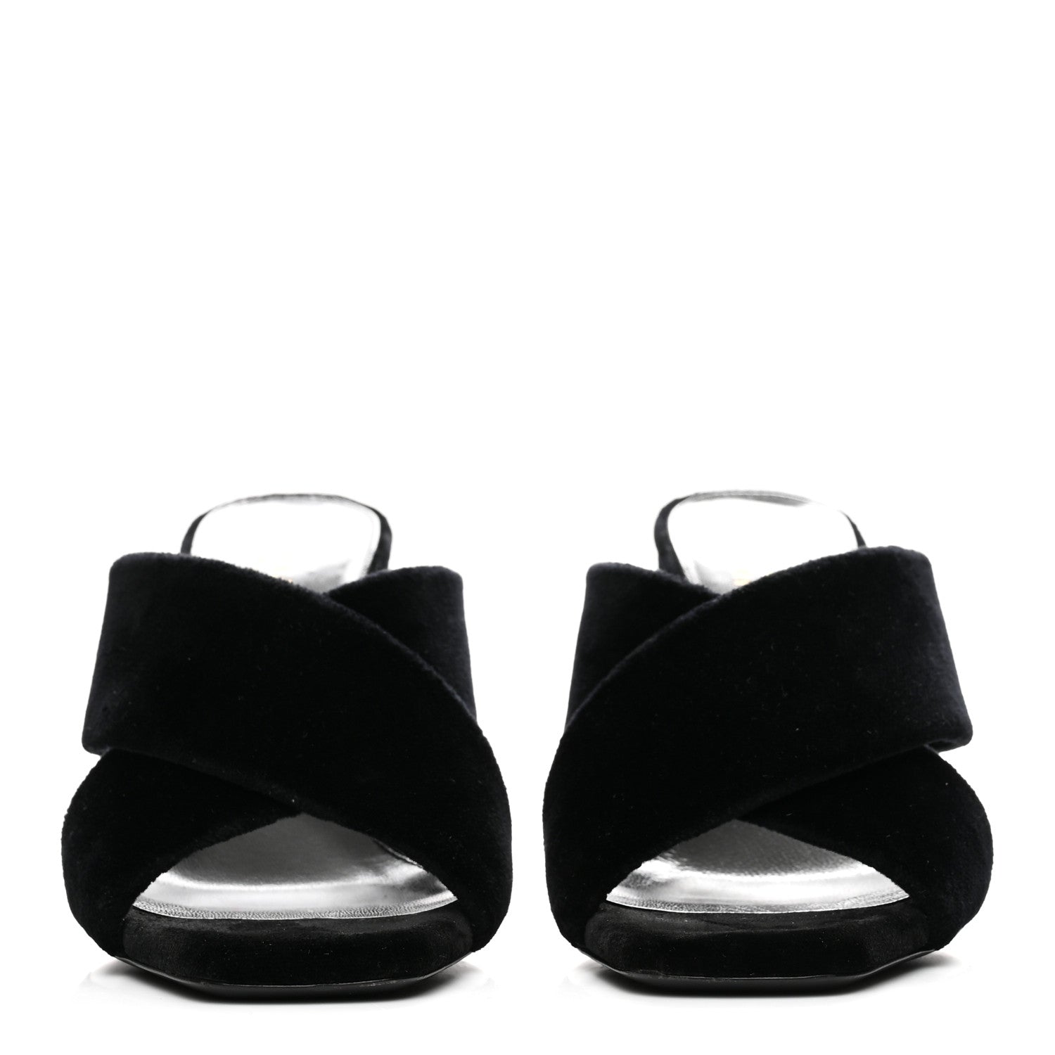 Velvet LouLou Mules 36 Black
