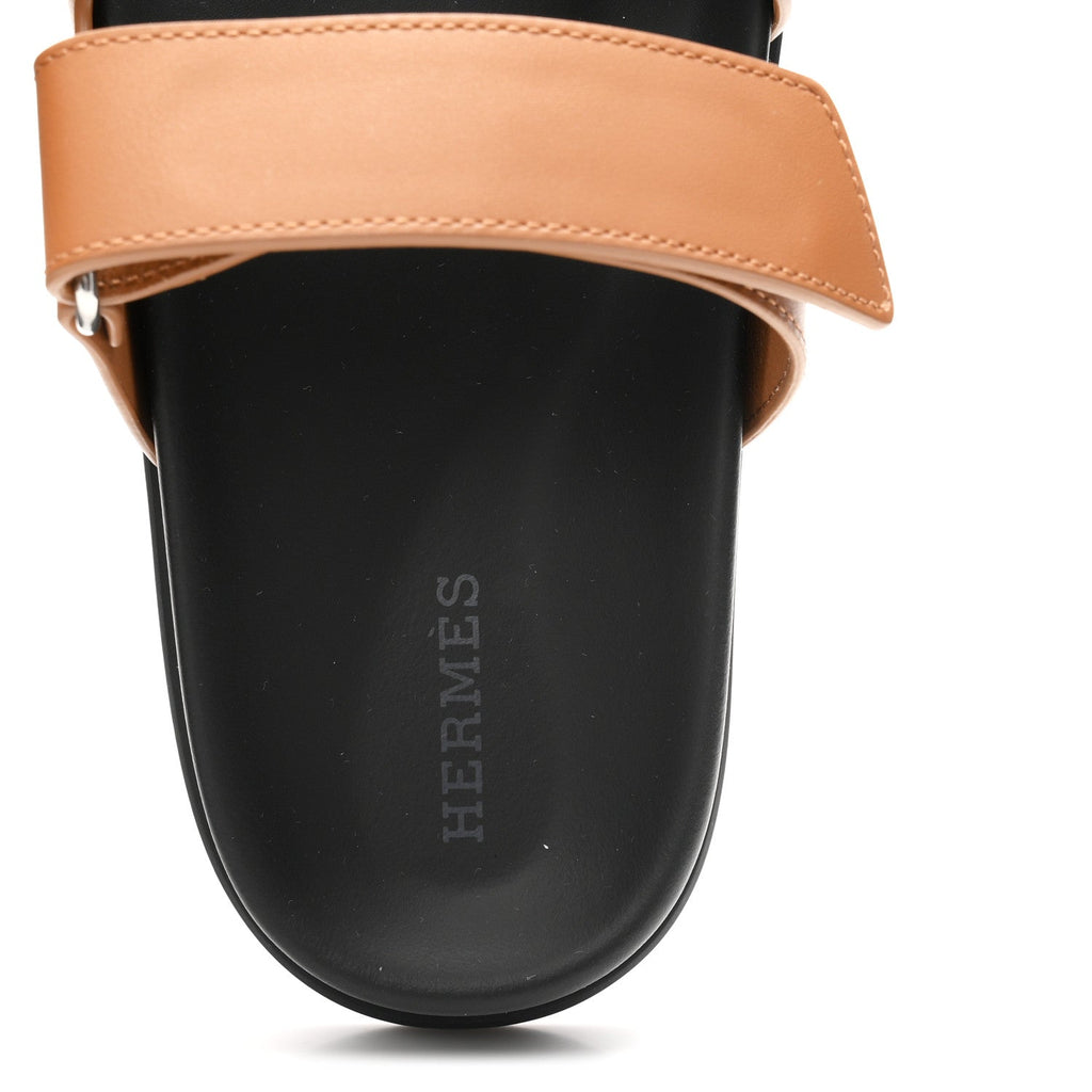 Calfskin Womens Chypre Sandals 36.5 Natural