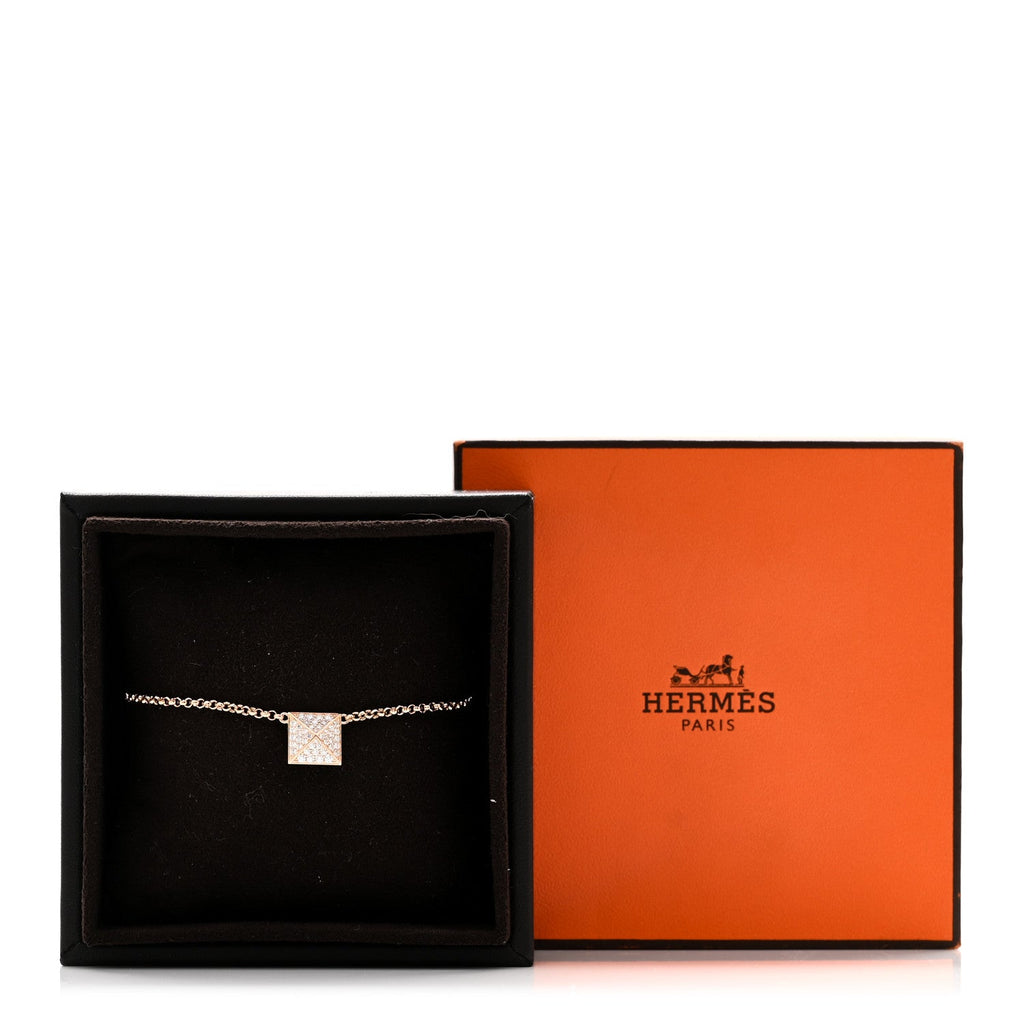 18K Rose Gold Diamond MM Clou d'H Bracelet