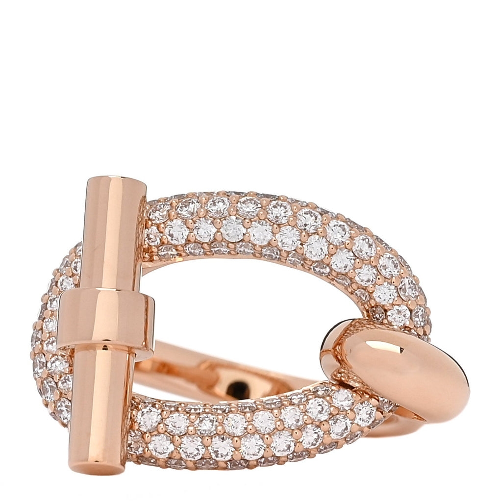 18K Rose Gold Diamond Adage Ring 51 5.75