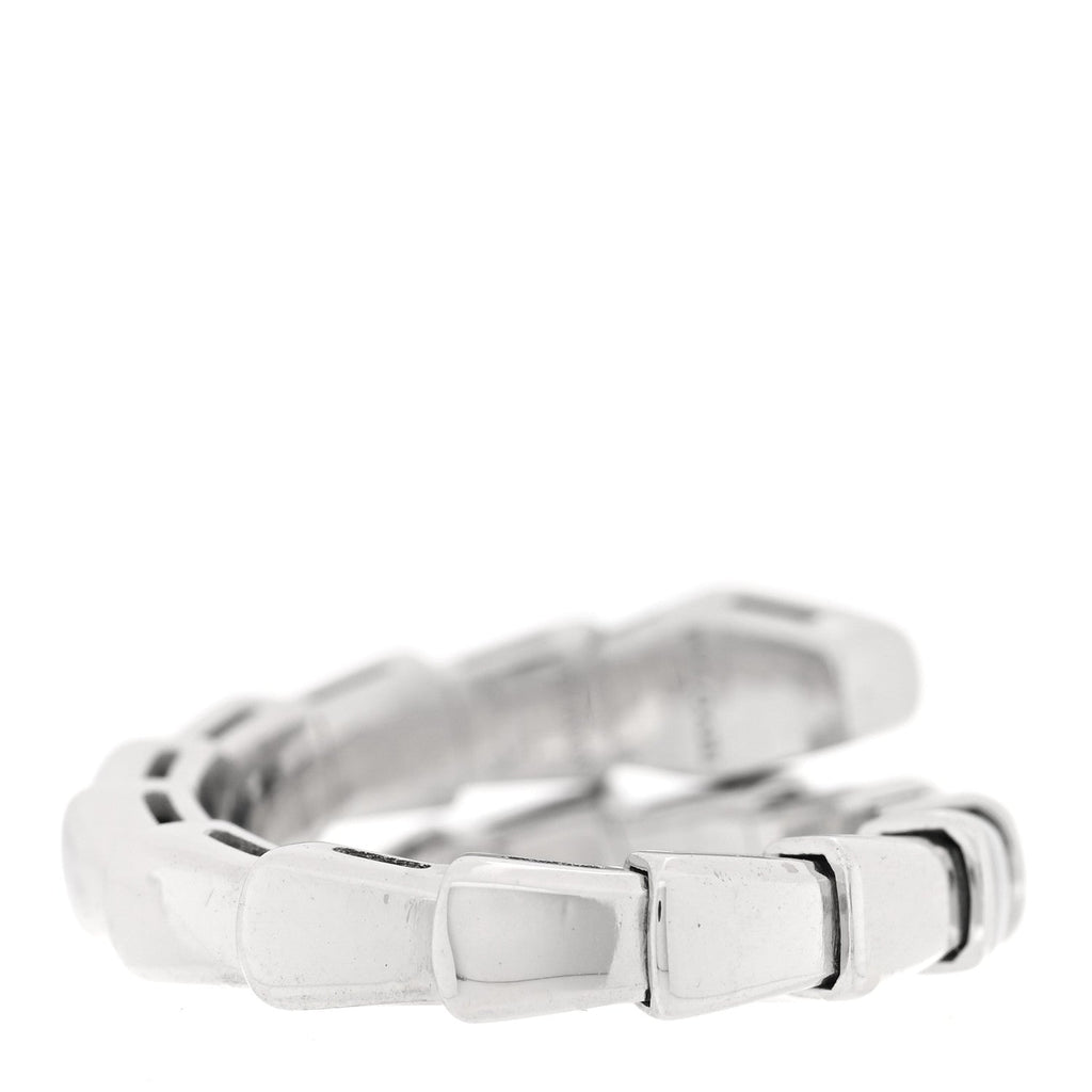 18K White Gold Serpenti Viper Ring XS