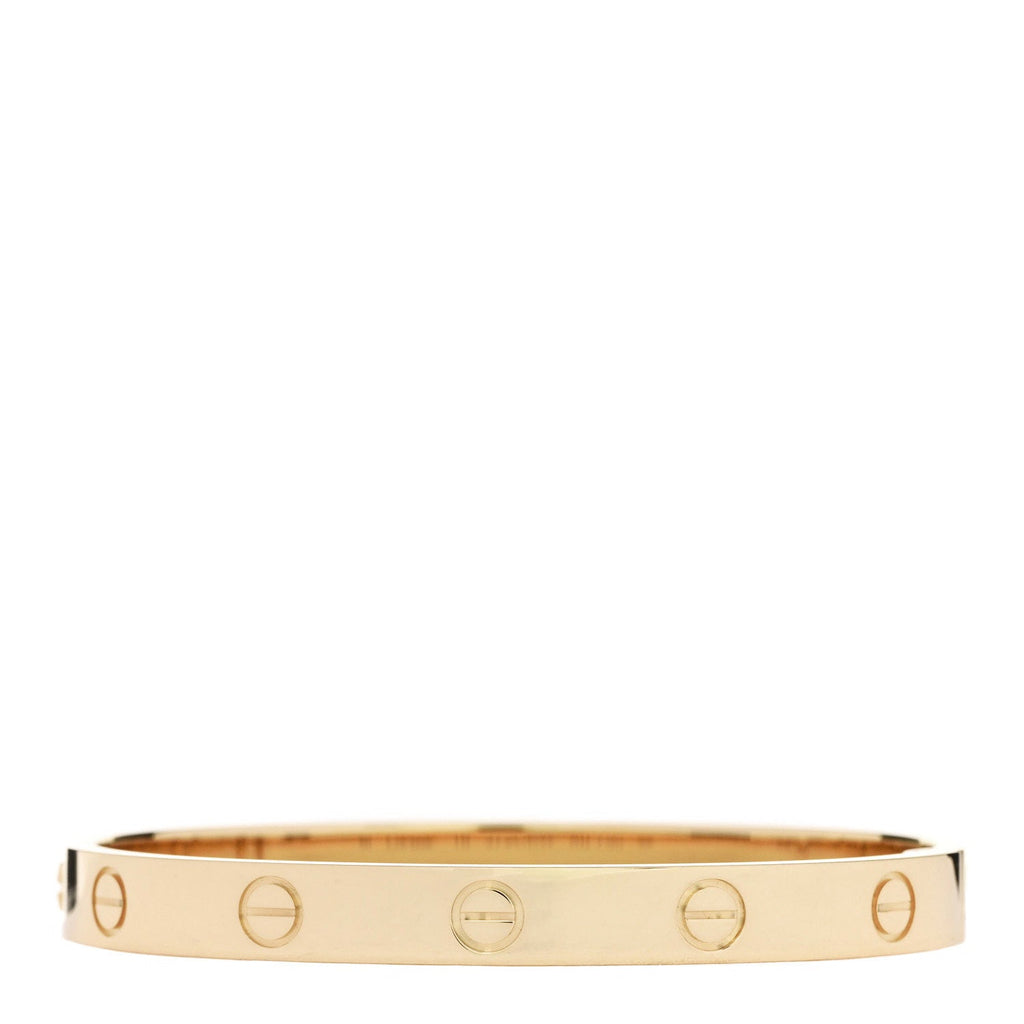 18K Yellow Gold LOVE Single Screw Bracelet 16