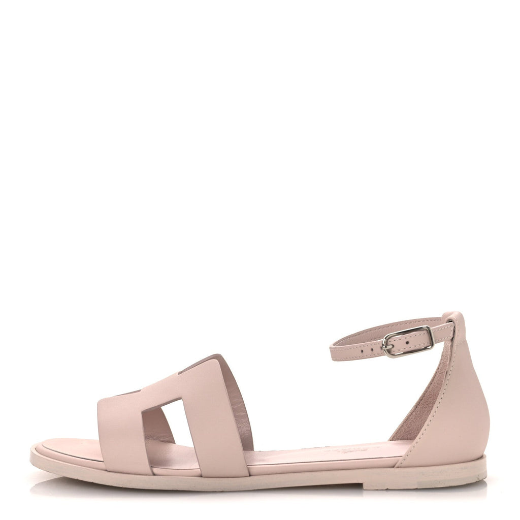 Calfskin Santorini Sandals 36 Beige Nude