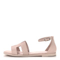Calfskin Santorini Sandals 36 Beige Nude