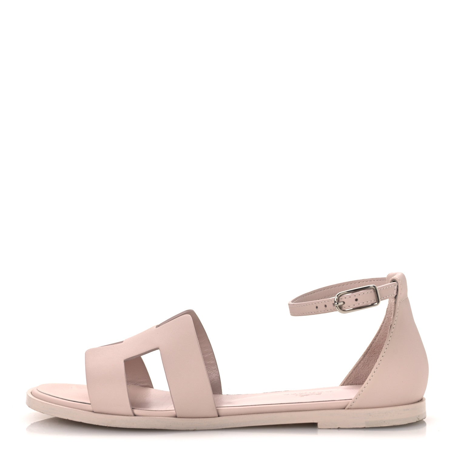 Calfskin Santorini Sandals 36 Beige Nude