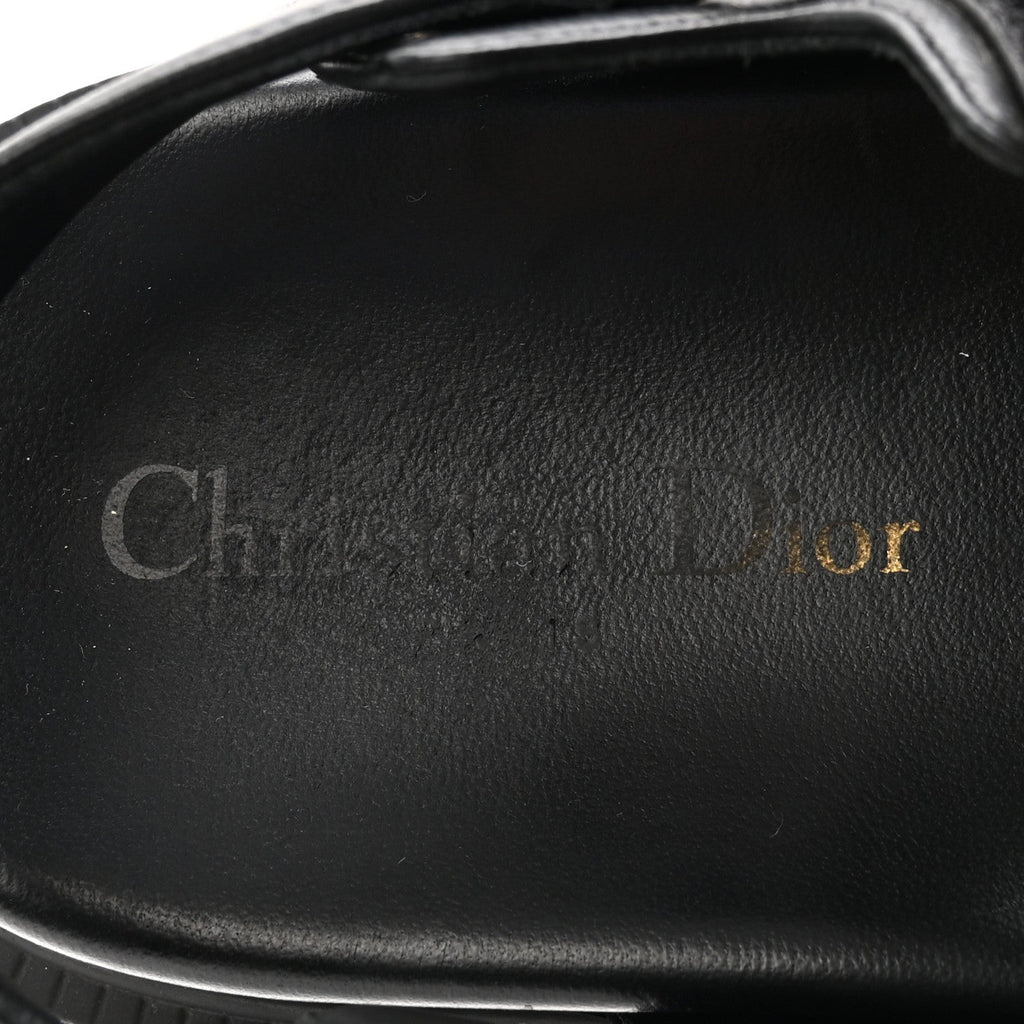 Lambskin Dioract 10mm Sandals 35 Black