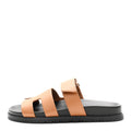 Calfskin Womens Chypre Sandals 36.5 Natural