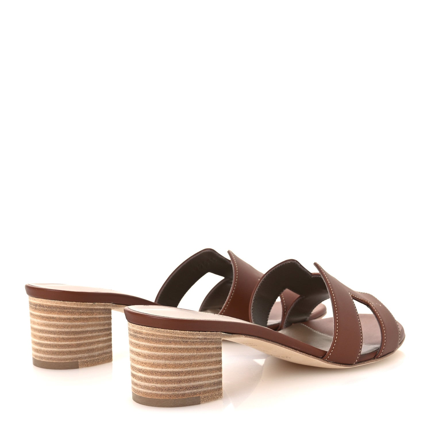 Calfskin Oasis Sandals 37 Gold