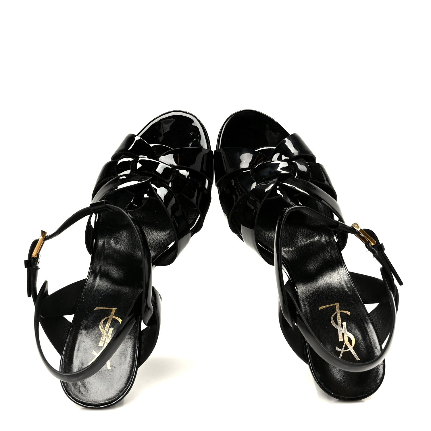 Patent Tribute 75 Platform Sandals 39 Black