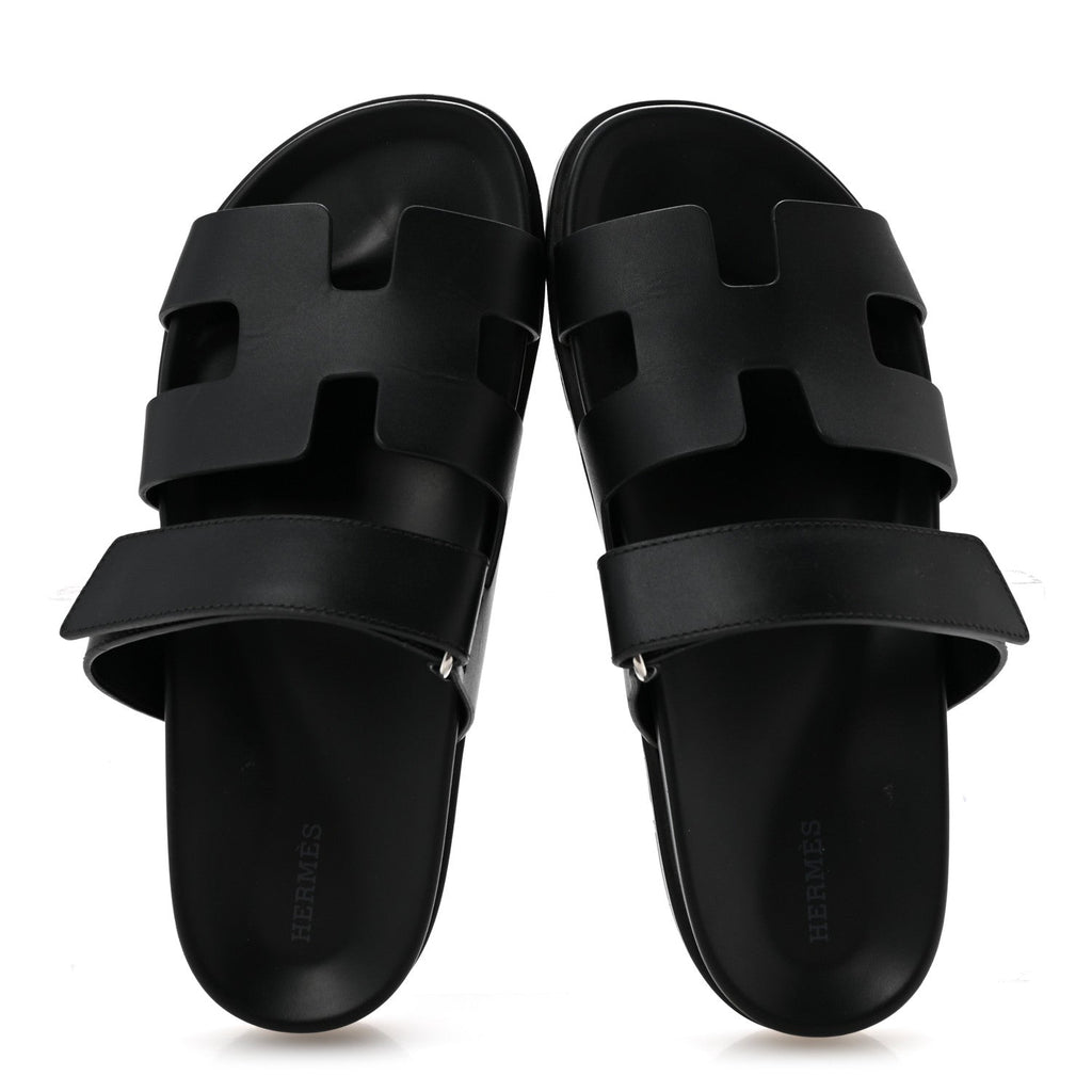 Calfskin Womens Chypre Sandals 41 Black