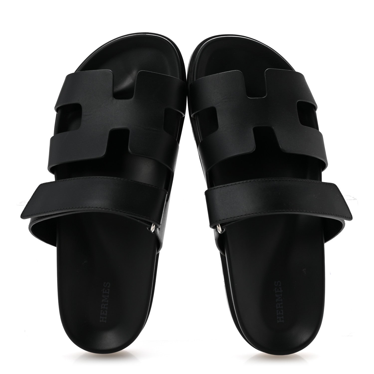 Calfskin Womens Chypre Sandals 41 Black