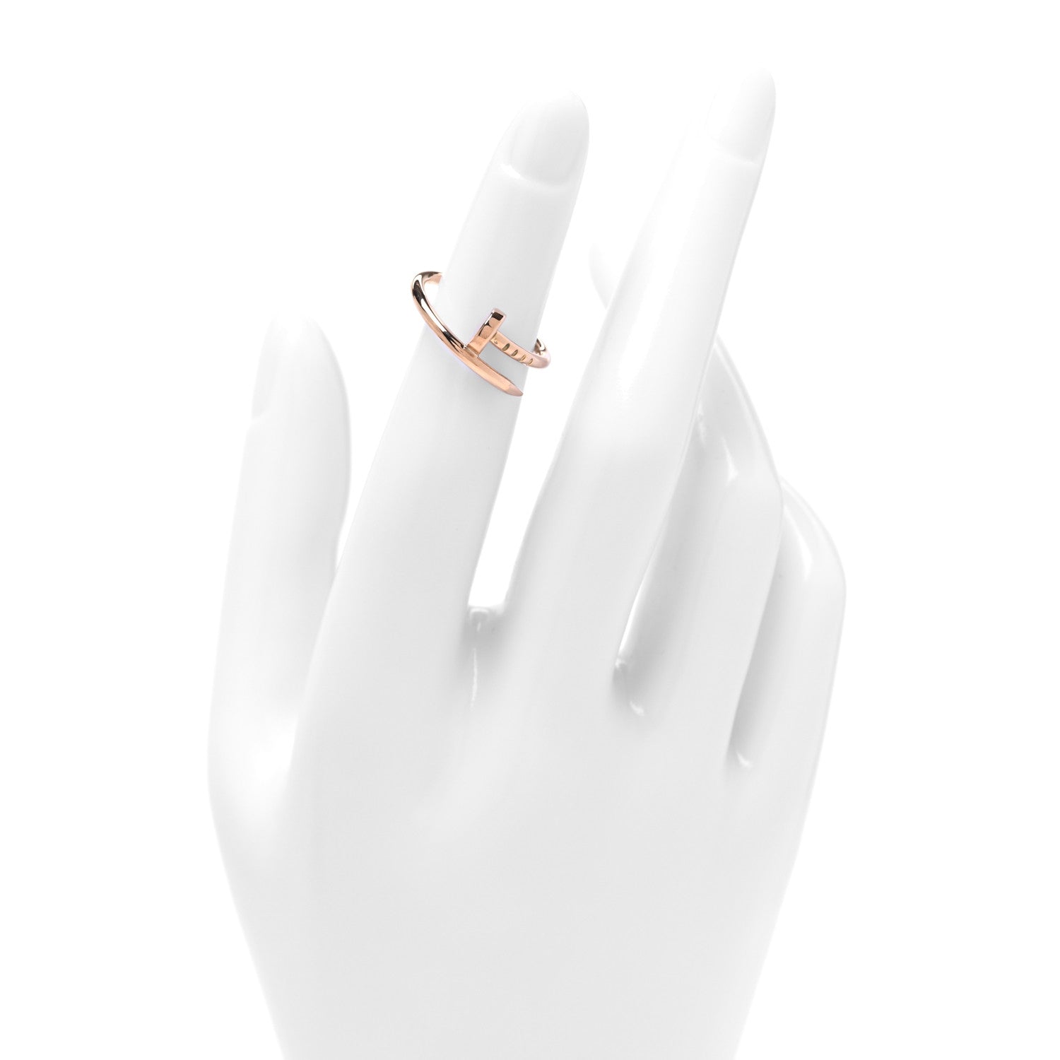18K Pink Gold Small Juste Un Clou Ring 48 4.5