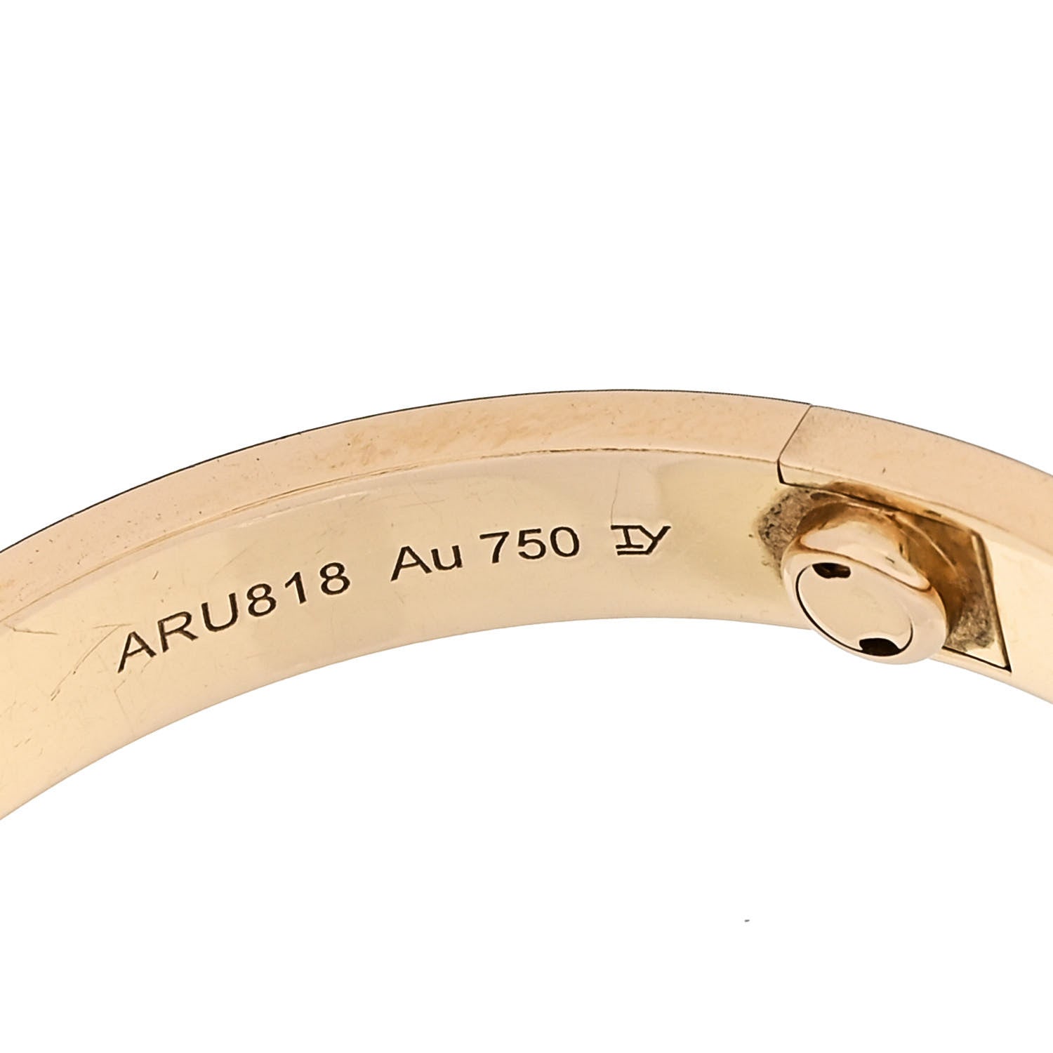 18K Yellow Gold Love Bracelet 16
